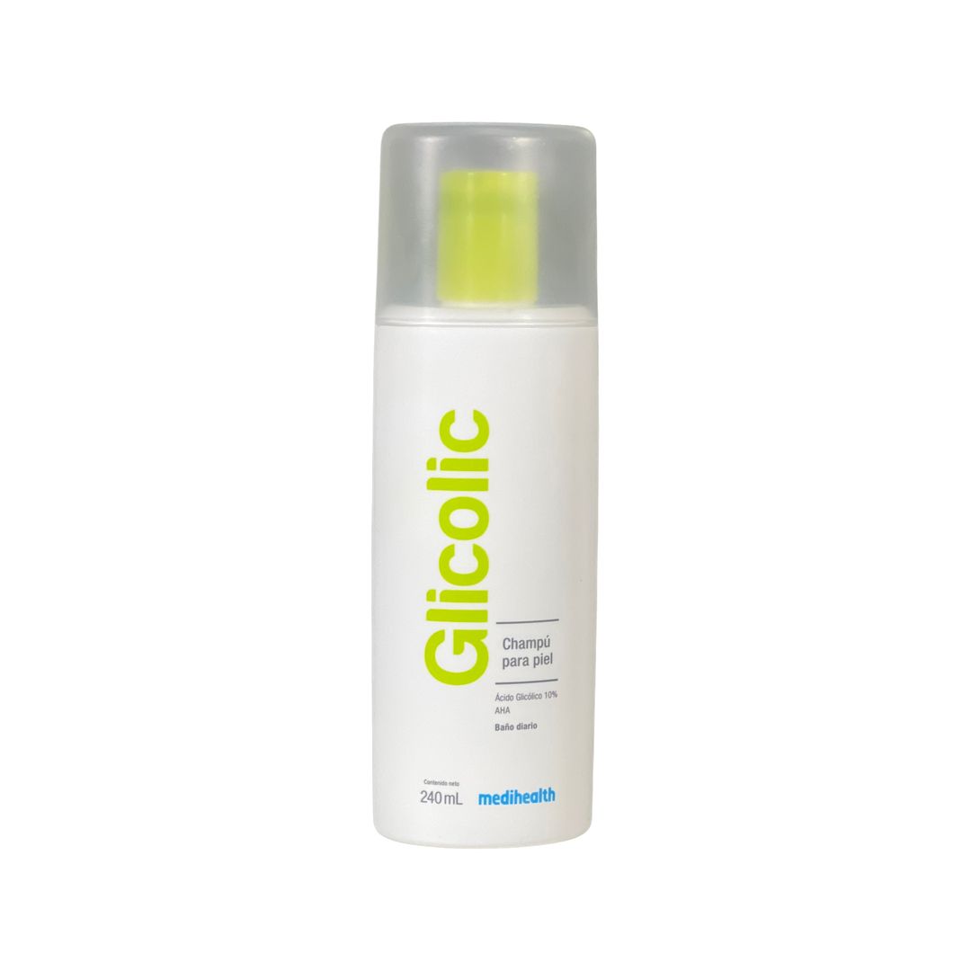 Glicolic shampoo para la piel