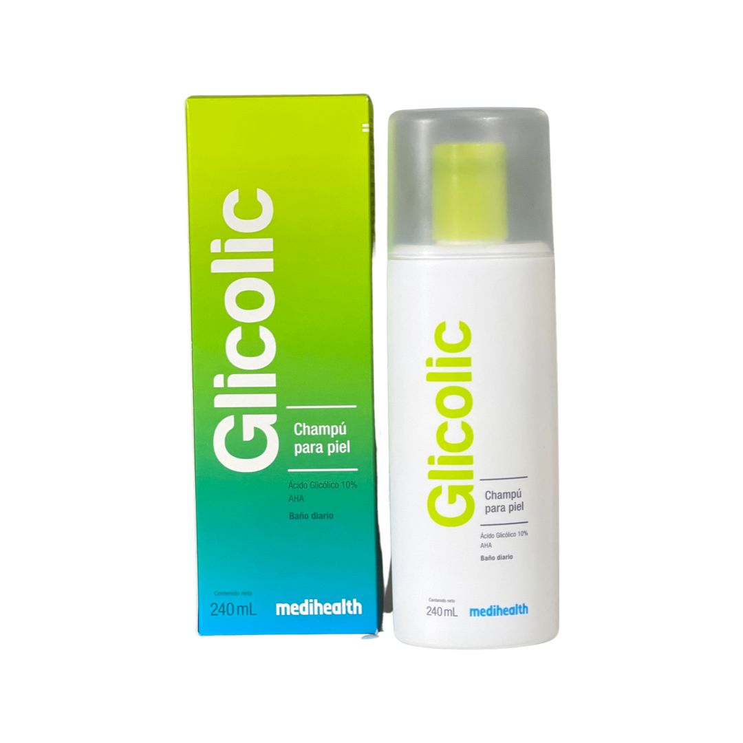 Glicolic shampoo para la piel